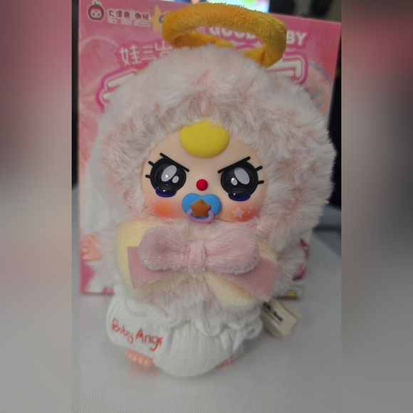 Baby Three Good Baby Series Plush Pendant  "Angel Baby" - Picture 8 of 16